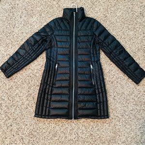 Michael Kors Packable Down Fill Coat; Black; Size Sm